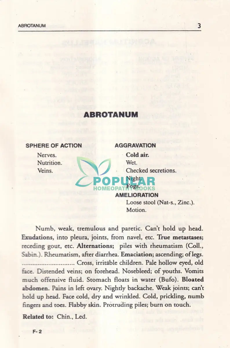 A Synoptic Key of the Materia Medica Homeopathy Books