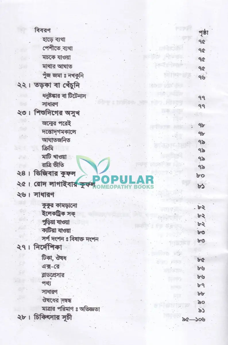 আধুনিক চিকিৎসা Homeopathy Books