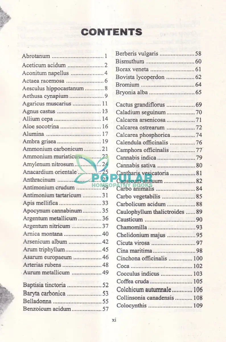 Allen’s Keynotes Rearranged and Classified Homeopathy Books