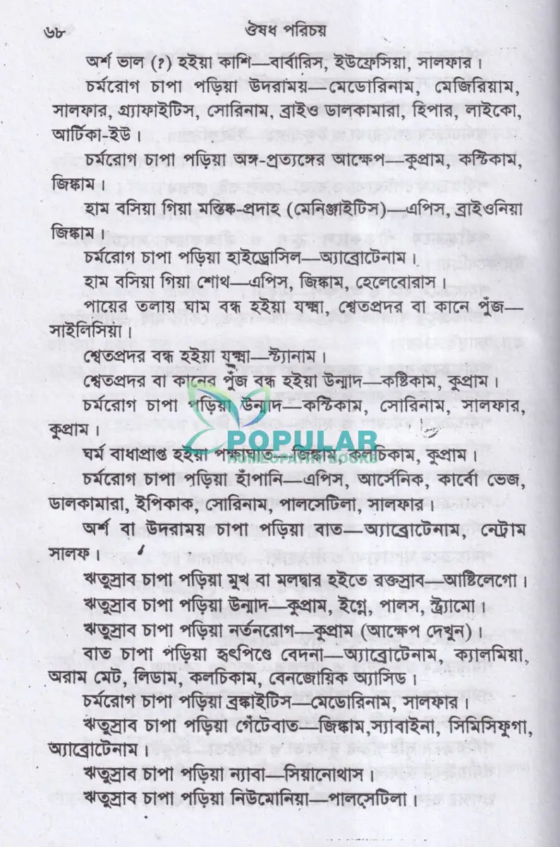 ঔষধ পরিচয় Homeopathy Books