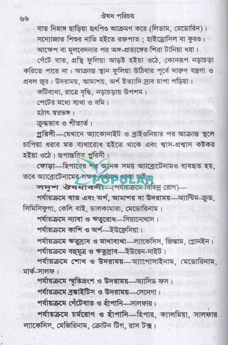 ঔষধ পরিচয় Homeopathy Books