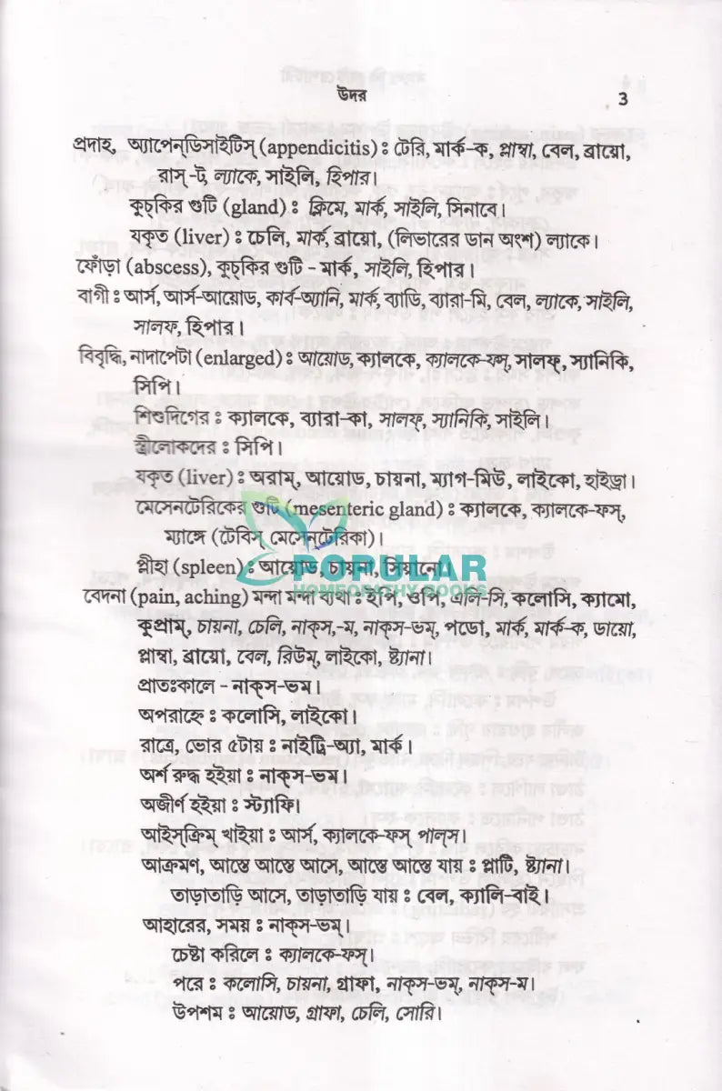 বাংলা কি নোট রেপার্টরী Homeopathy Books