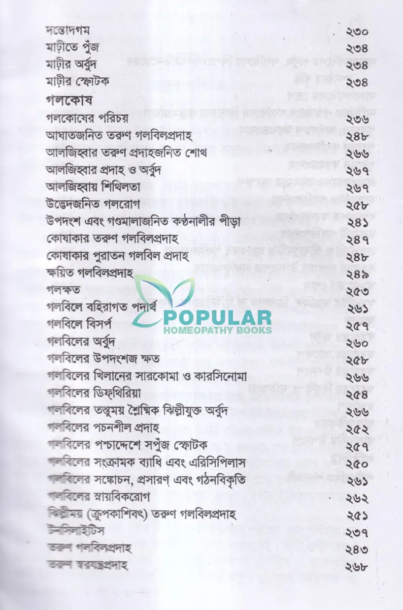চক্ষু কর্ণ নাসিকা ও মুখগহবরের যন্ত্রসমূহের পীড়া ও তাহার চিকিৎসা Homeopathy Books