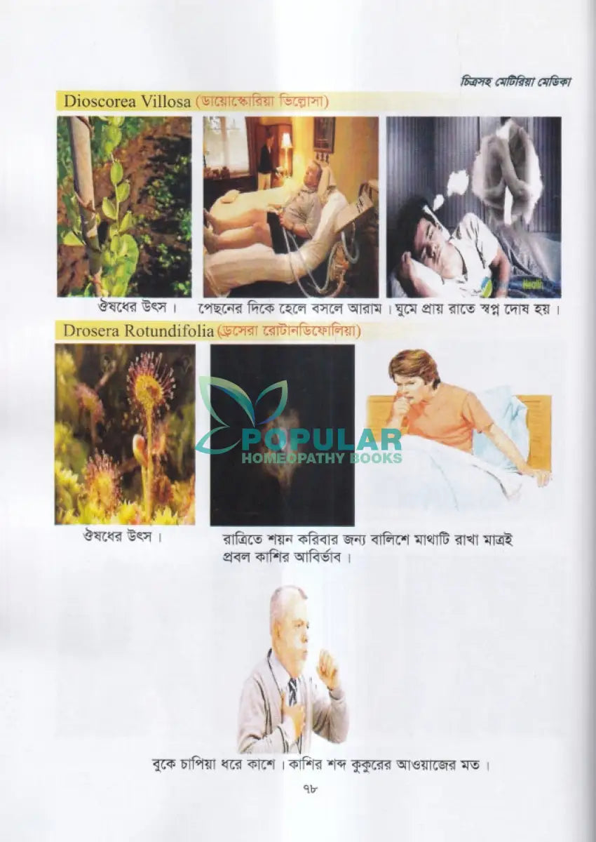 চিত্রসহ মেটিরিয়া মেডিকা (Exclusive Summary of Medicine) Homeopathy Books