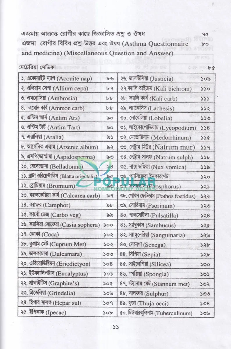 এজমা Homeopathy Books