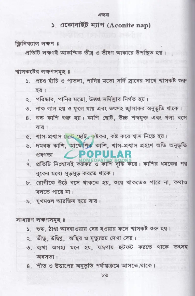 এজমা Homeopathy Books