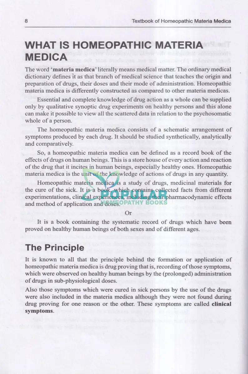 GEMS Textbook of HOMOEOPATHIC MATERIA MEDICA Homeopathy Books