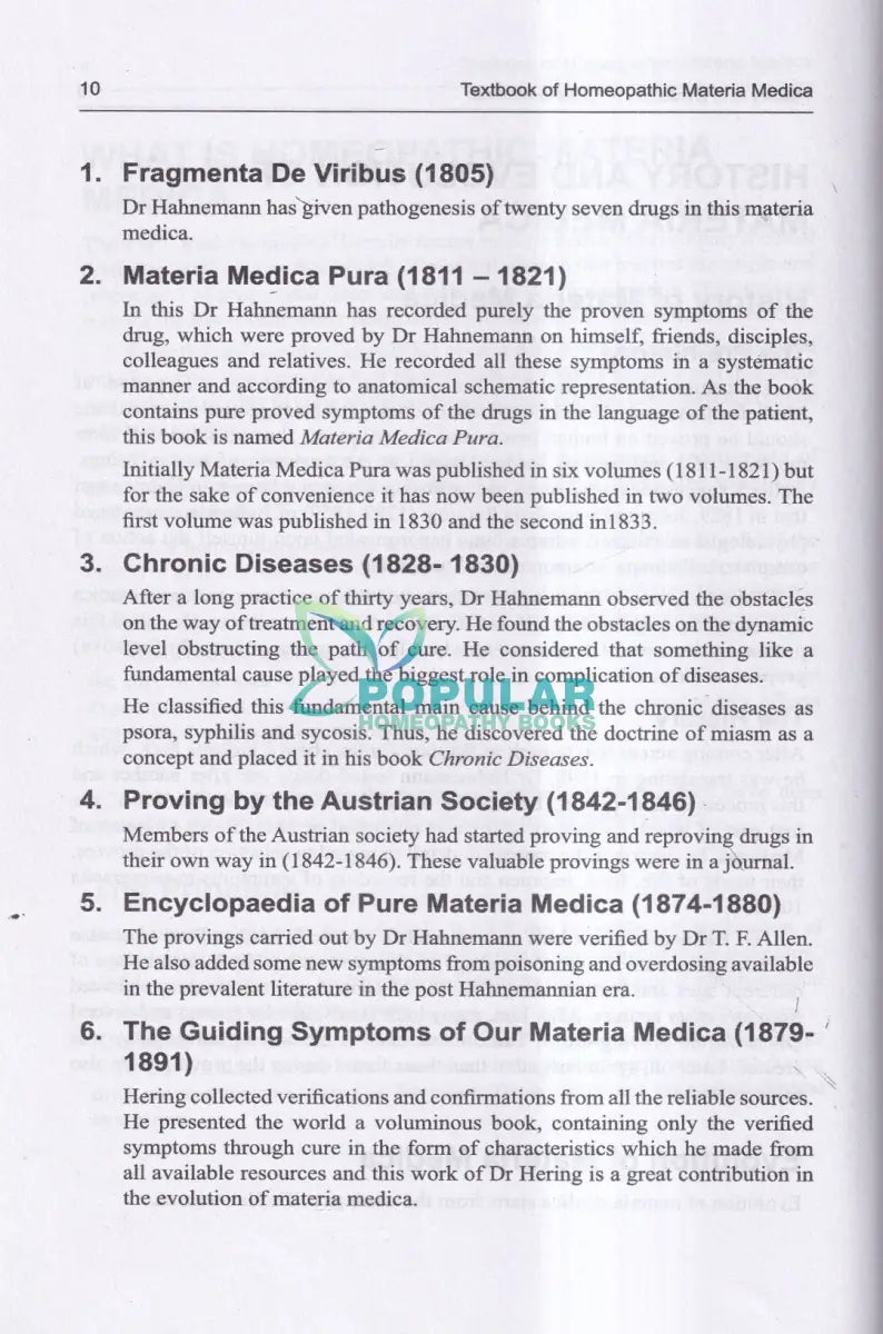 GEMS Textbook of HOMOEOPATHIC MATERIA MEDICA Homeopathy Books