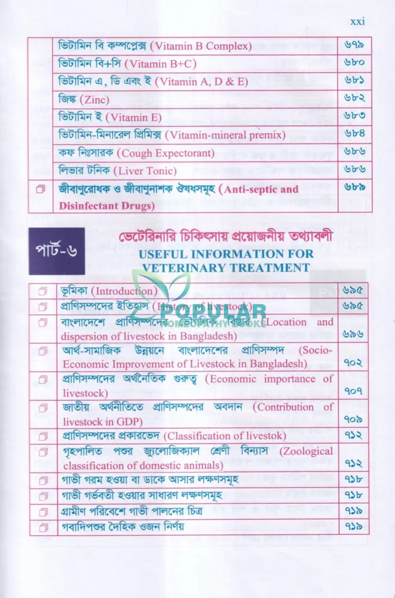 গৃহপালিত পশু পাখির রোগব্যাধি ও আধুনিক চিকিৎসা পদ্ধতি Veterinary Books