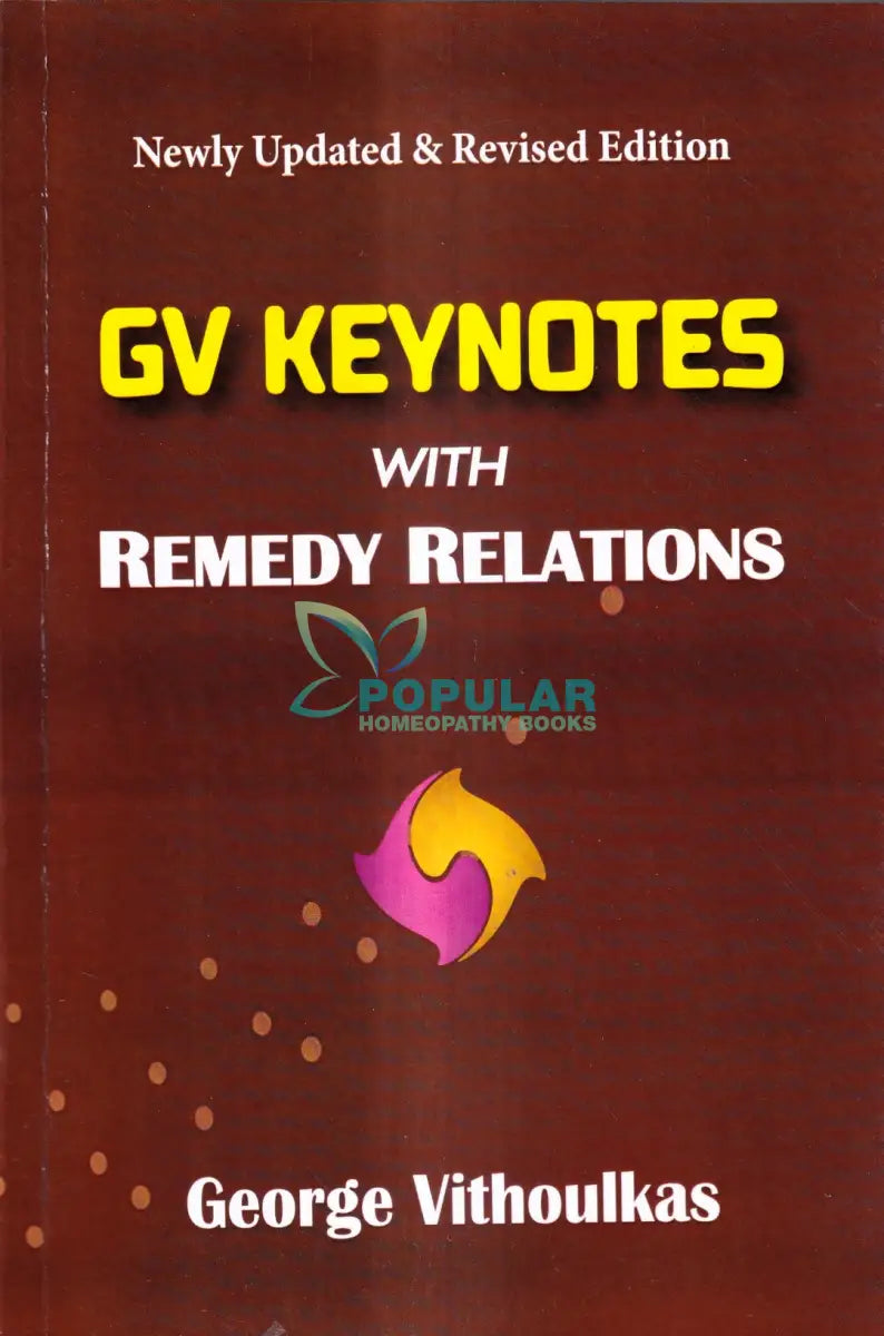 GV KEYNOTES WITH REMEDY RELATIONS Homeopathy Books