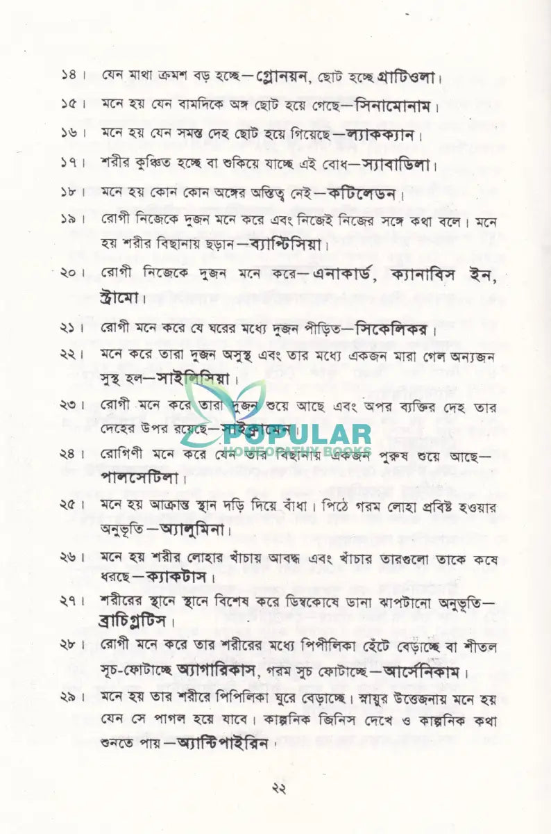 হোমিও ঔষধ নির্দেশিকা Homeopathy Books