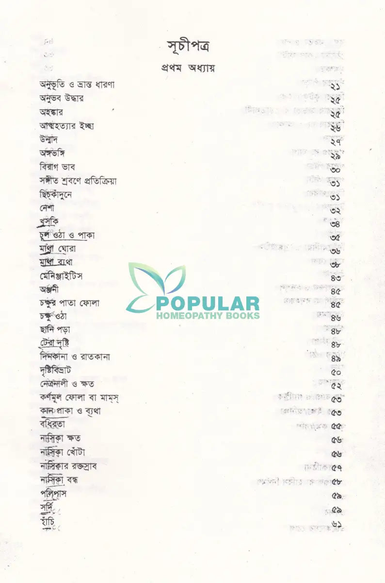 হোমিও ঔষধ নির্দেশিকা Homeopathy Books