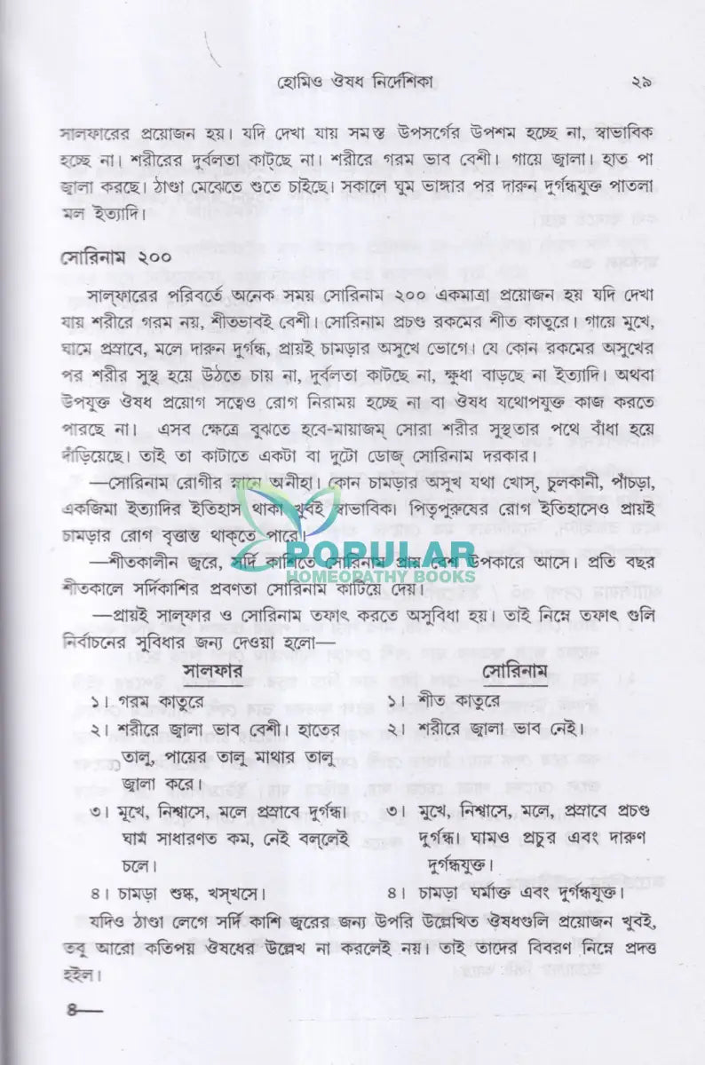 হোমিও ঔষধ নির্দেশিকা (প্রথম ও দ্বিতীয় খণ্ড একত্রে) Homeopathy Books