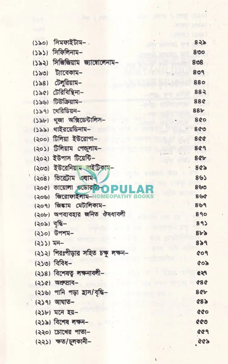 হোমিও চক্ষু চিকিৎসা বিজ্ঞান Homeopathy Books