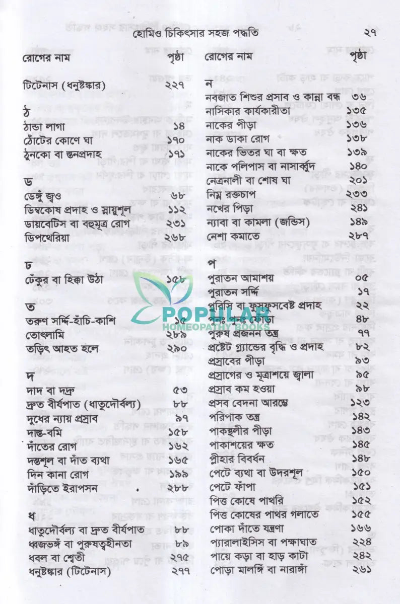 হোমিও চিকিৎসার সহজ পদ্ধতি Homeopathy Books