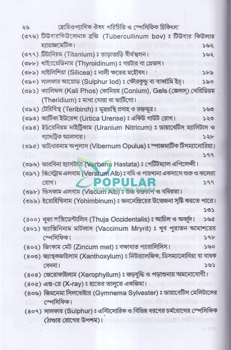 হোমিওপ্যাথিক ঔষধ পরিচিতি ও স্পেসিফিক চিকিৎসা Homeopathy Books