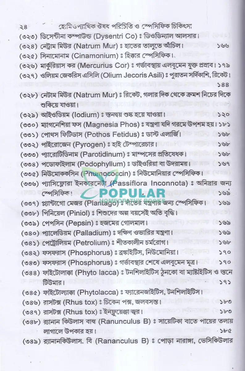 হোমিওপ্যাথিক ঔষধ পরিচিতি ও স্পেসিফিক চিকিৎসা Homeopathy Books