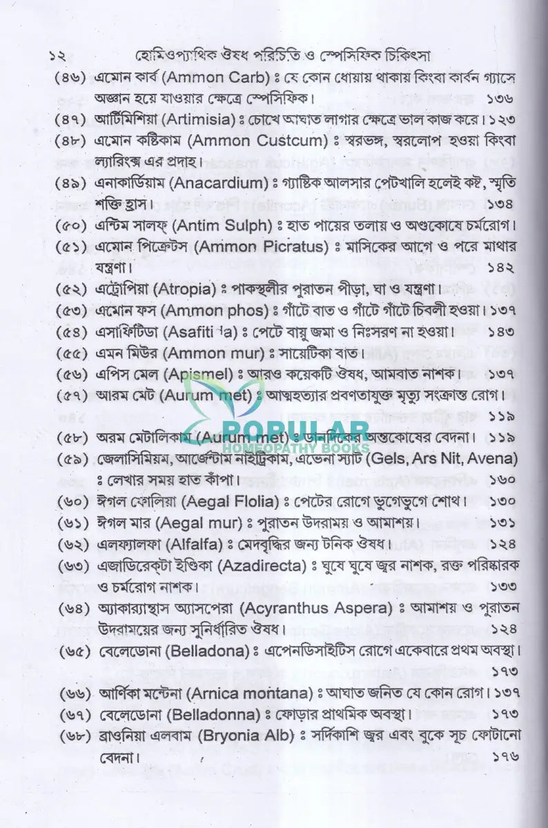 হোমিওপ্যাথিক ঔষধ পরিচিতি ও স্পেসিফিক চিকিৎসা Homeopathy Books