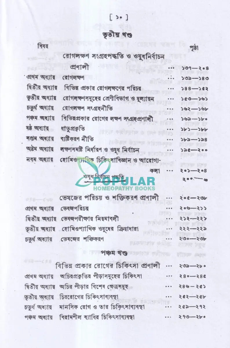 হোমিওপ্যাথিক চিকিৎসা বিজ্ঞান ও আরোগ্য কলা Homeopathy Books