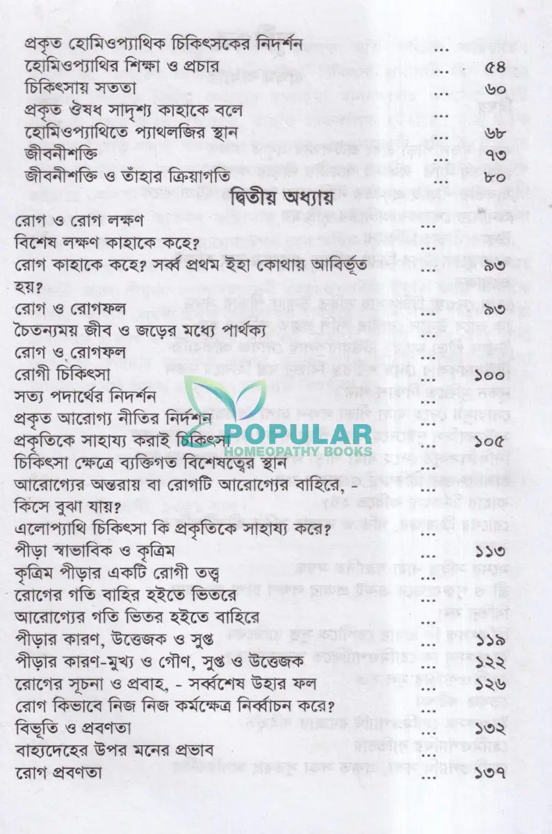 হোমিওপ্যাথিক দর্শন গবেষণা Homeopathy Books