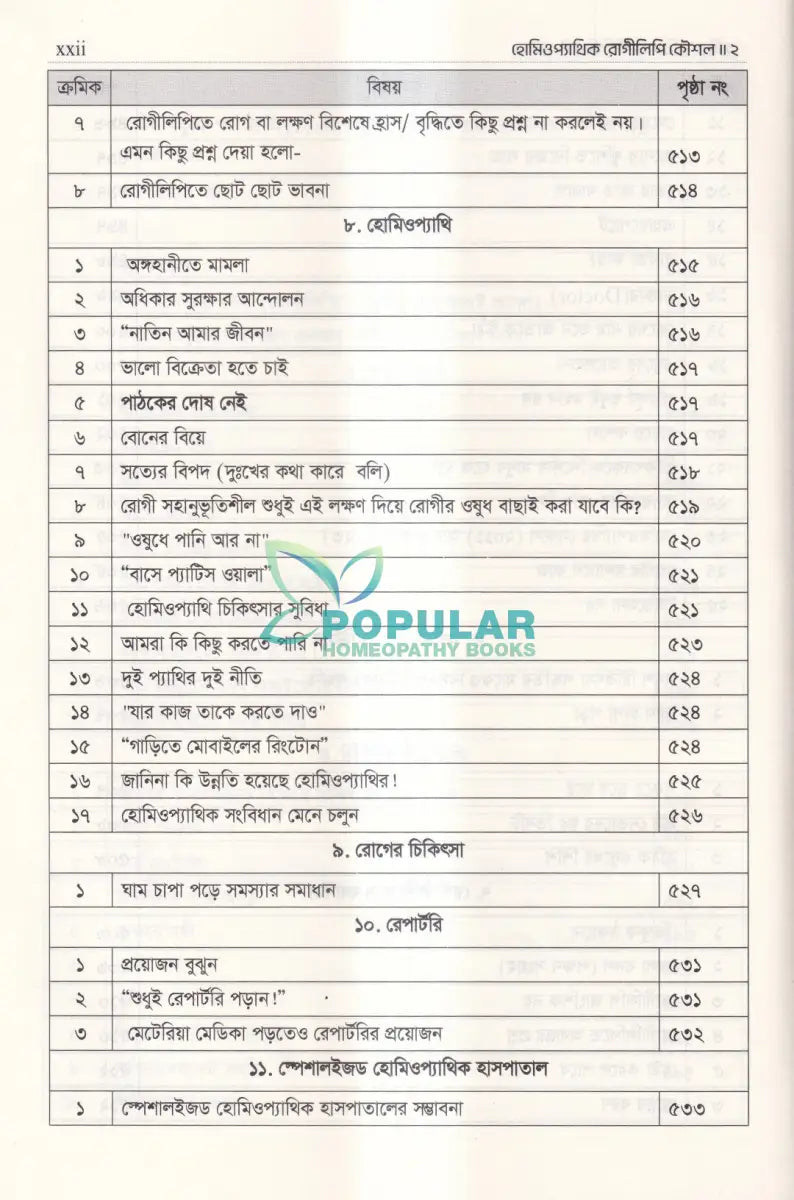 হোমিওপ্যাথিক রোগীলিপি কৌশল ২ Homeopathy Books