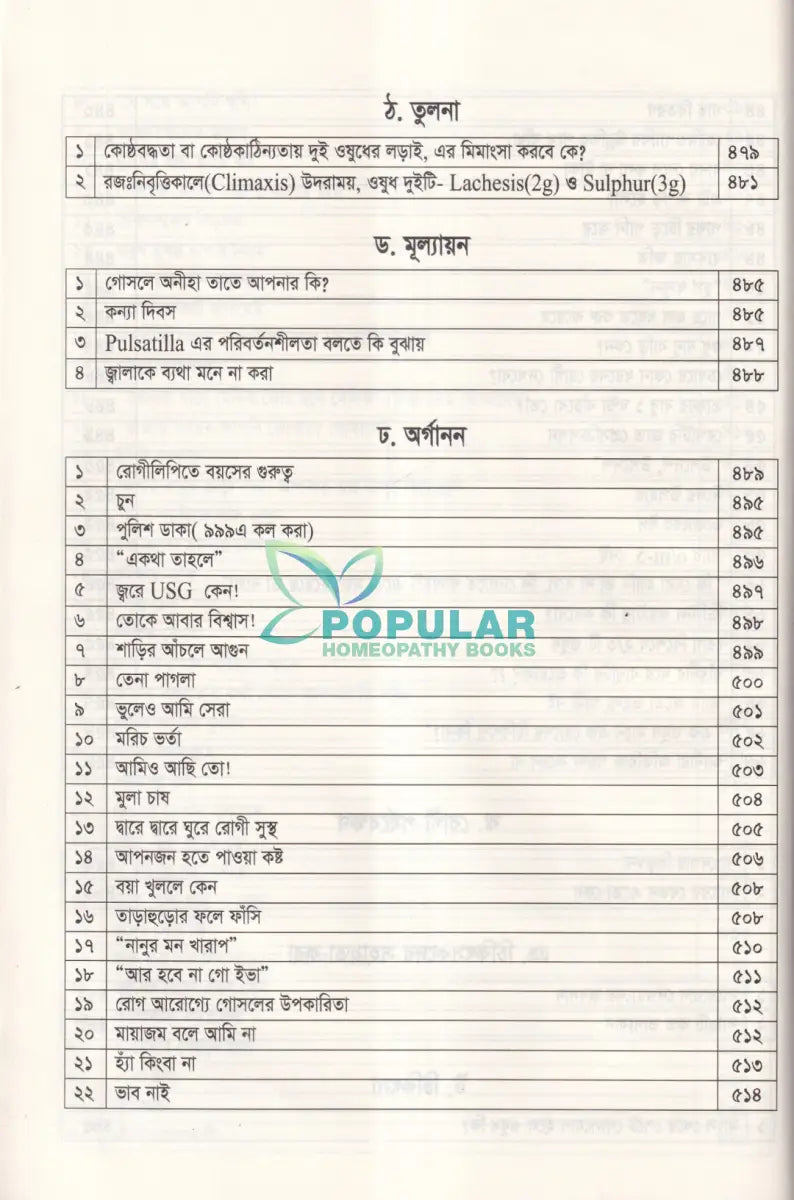 হোমিওপ্যাথিক রোগীলিপি কৌশল ৩ Homeopathy Books