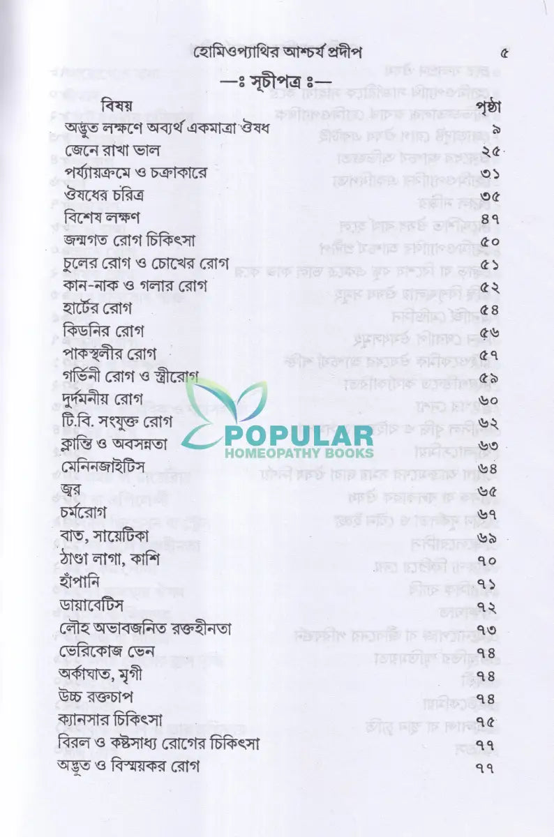 হোমিওপ্যাথির আশ্চর্য প্রদীপ Homeopathy Books