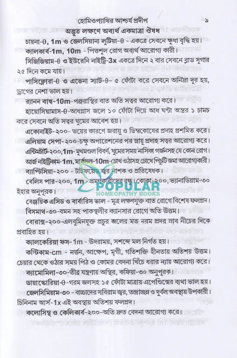হোমিওপ্যাথির আশ্চর্য প্রদীপ Homeopathy Books