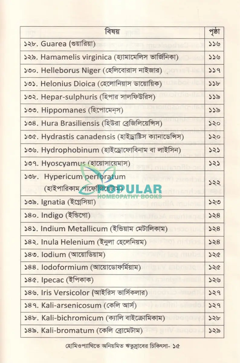 হোমিওপ্যাথিতে অনিয়মিত ঋতুস্রাবের চিকিৎসা Homeopathy Books