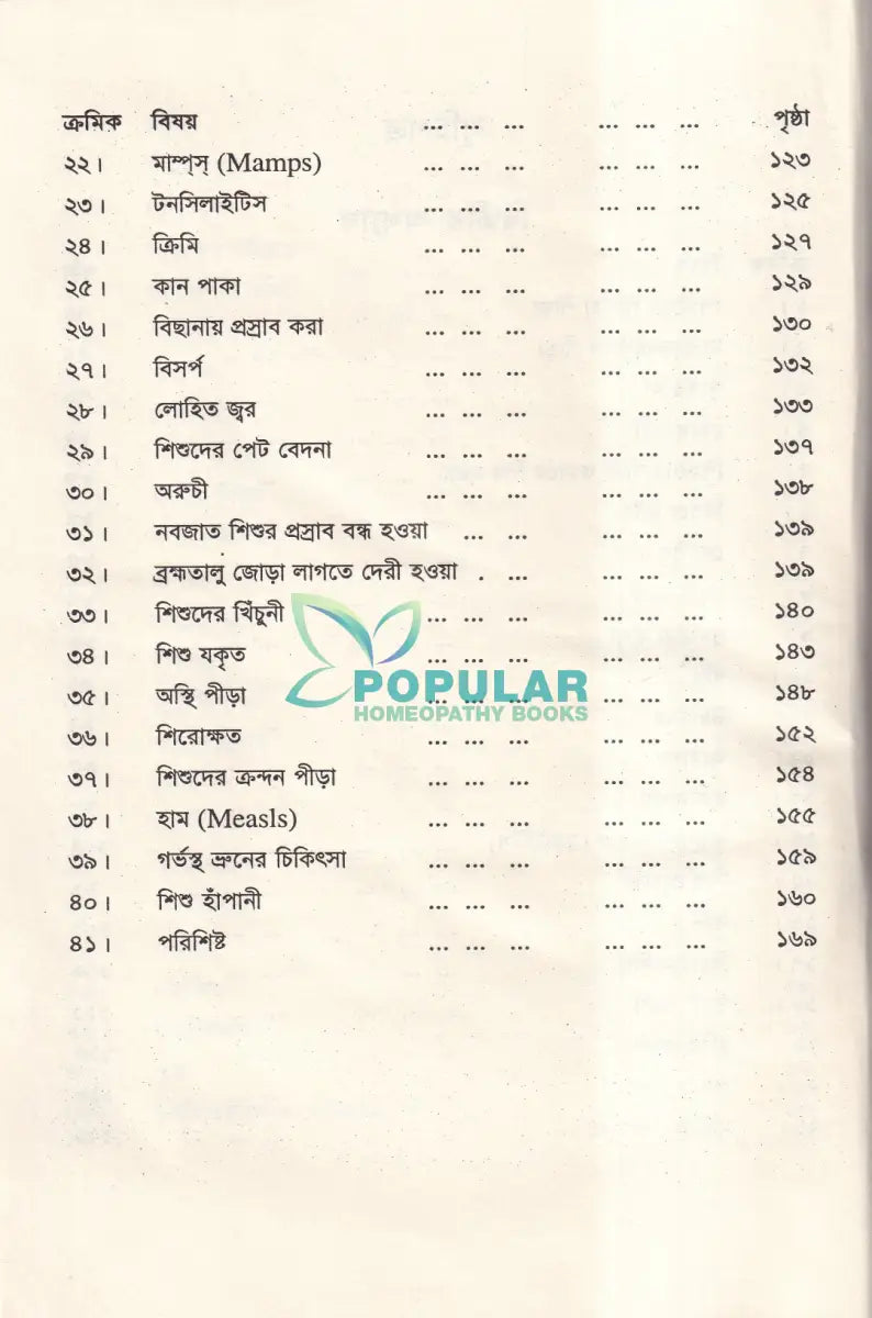 হোমিওপ্যাথিতে শিশু চিকিৎসা Homeopathy Books