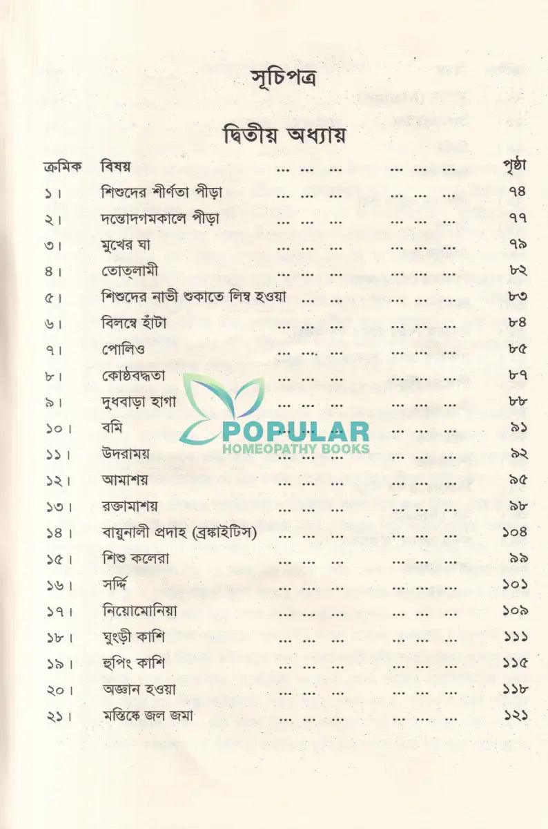 হোমিওপ্যাথিতে শিশু চিকিৎসা Homeopathy Books