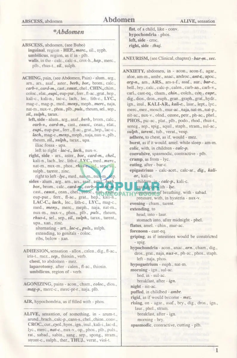 HOMOEOPATHIC MEDICAL REPERTORY A Modern Alphabetical and practical Repertory Homeopathy Books