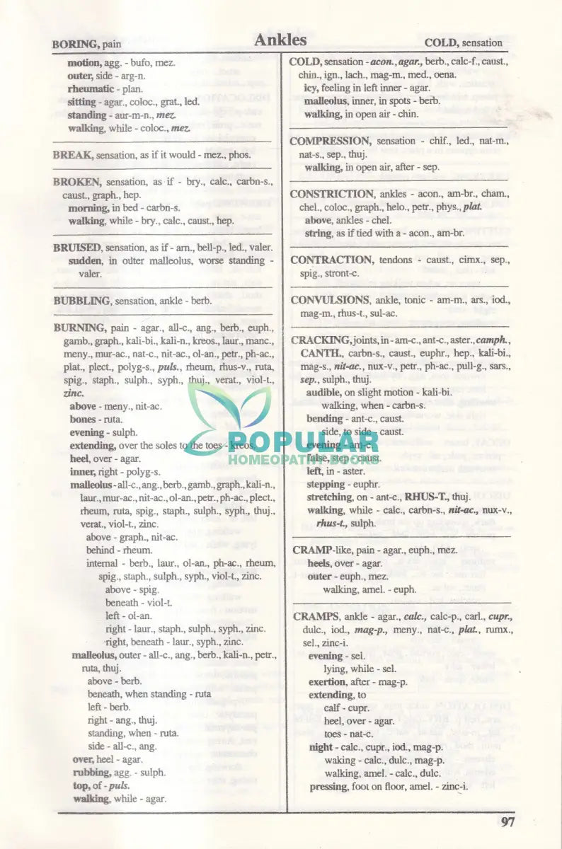 HOMOEOPATHIC MEDICAL REPERTORY A Modern Alphabetical and practical Repertory Homeopathy Books