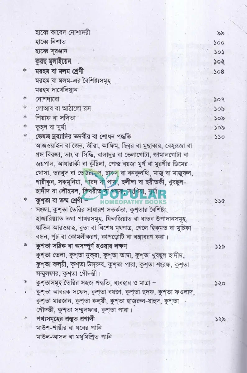 ইউনানী ঔষধ প্রস্তুত বিজ্ঞান Unani Books