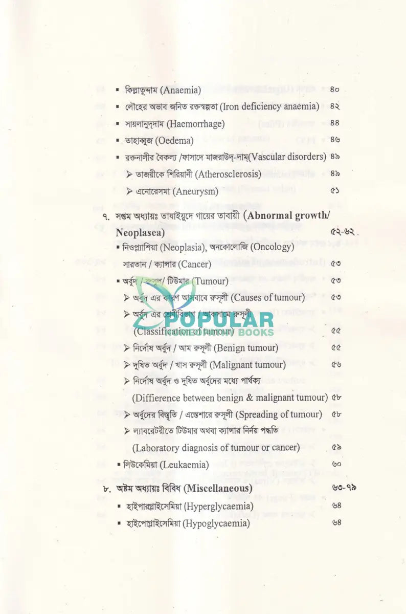 ইউনানী আয়ুর্বেদিক হিউম্যান প্যাথলজি Unani Books