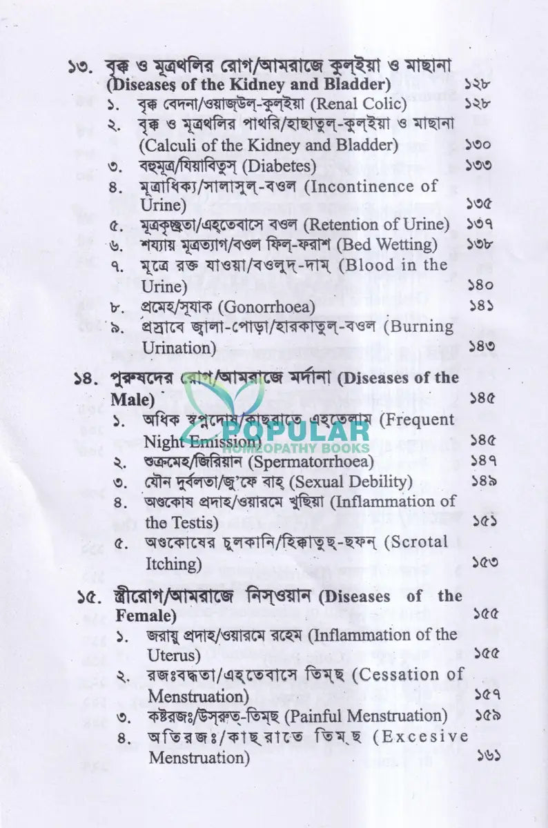 ইউনানী গৃহ চিকিৎসা Unani Books
