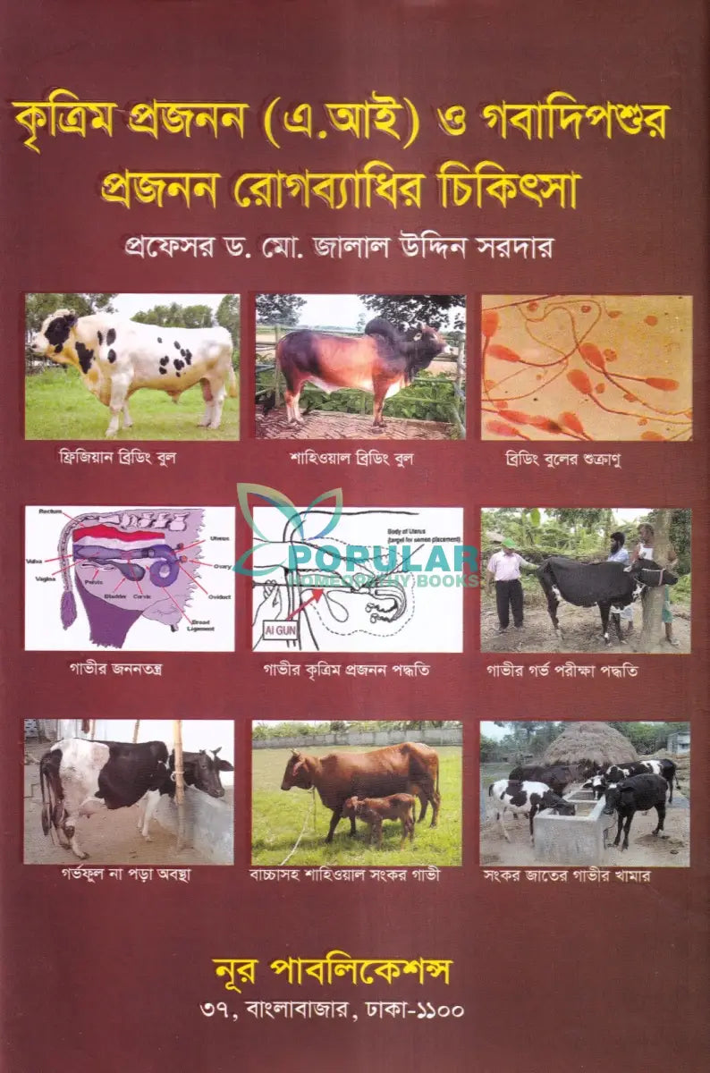 কৃত্রিম প্রজনন (এ.আই) ও গবাদিপশুর প্রজনন রোগব্যাধির চিকিৎসা Veterinary Books