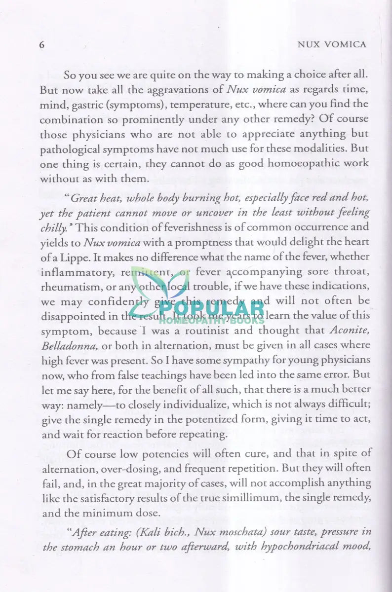 Leaders in Homoeopathic Therapeutics with Grouping and Classification Homeopathy Books