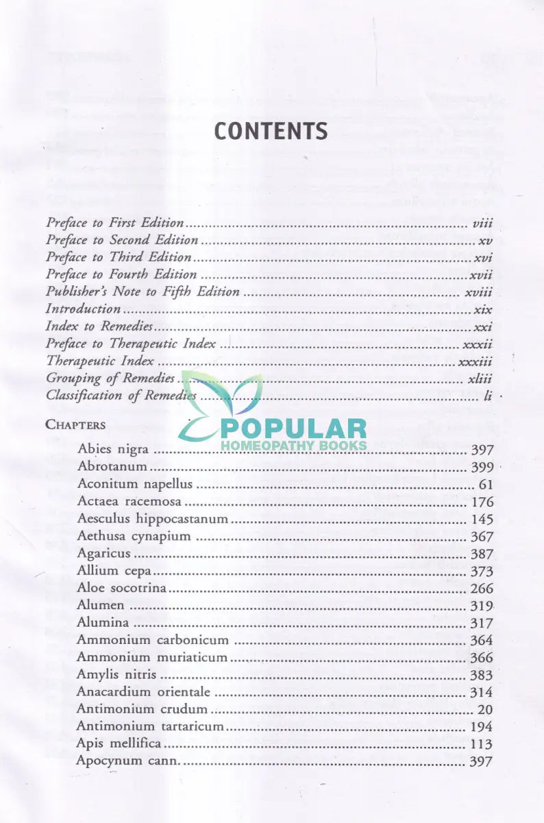 Leaders in Homoeopathic Therapeutics with Grouping and Classification Homeopathy Books