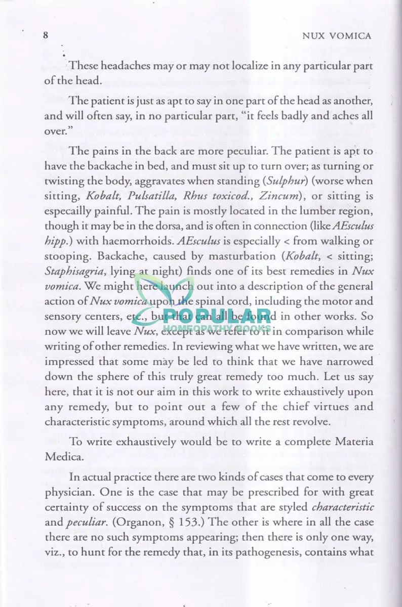 Leaders in Homoeopathic Therapeutics with Grouping and Classification Homeopathy Books