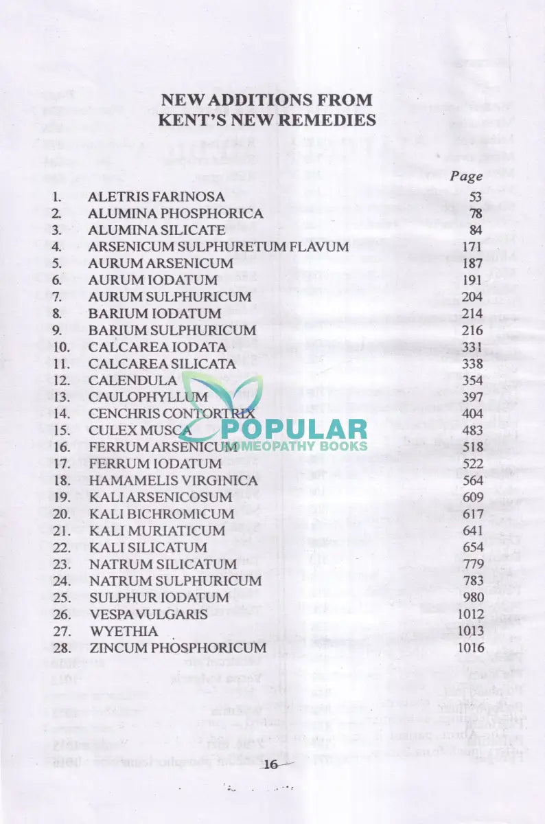 Lectures on HOMOEOPATHIC MATERIA MEDICA Homeopathy Books