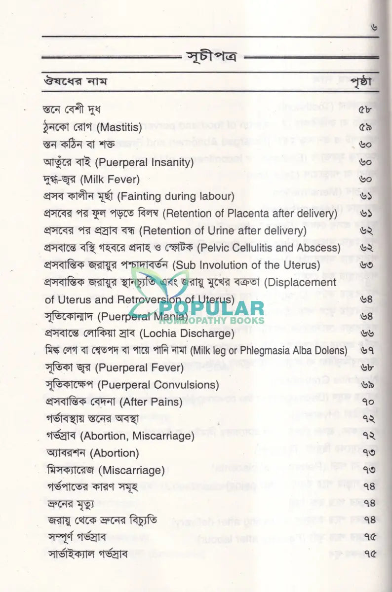 মা ও শিশু রোগ নির্দেশিকা Homeopathy Books
