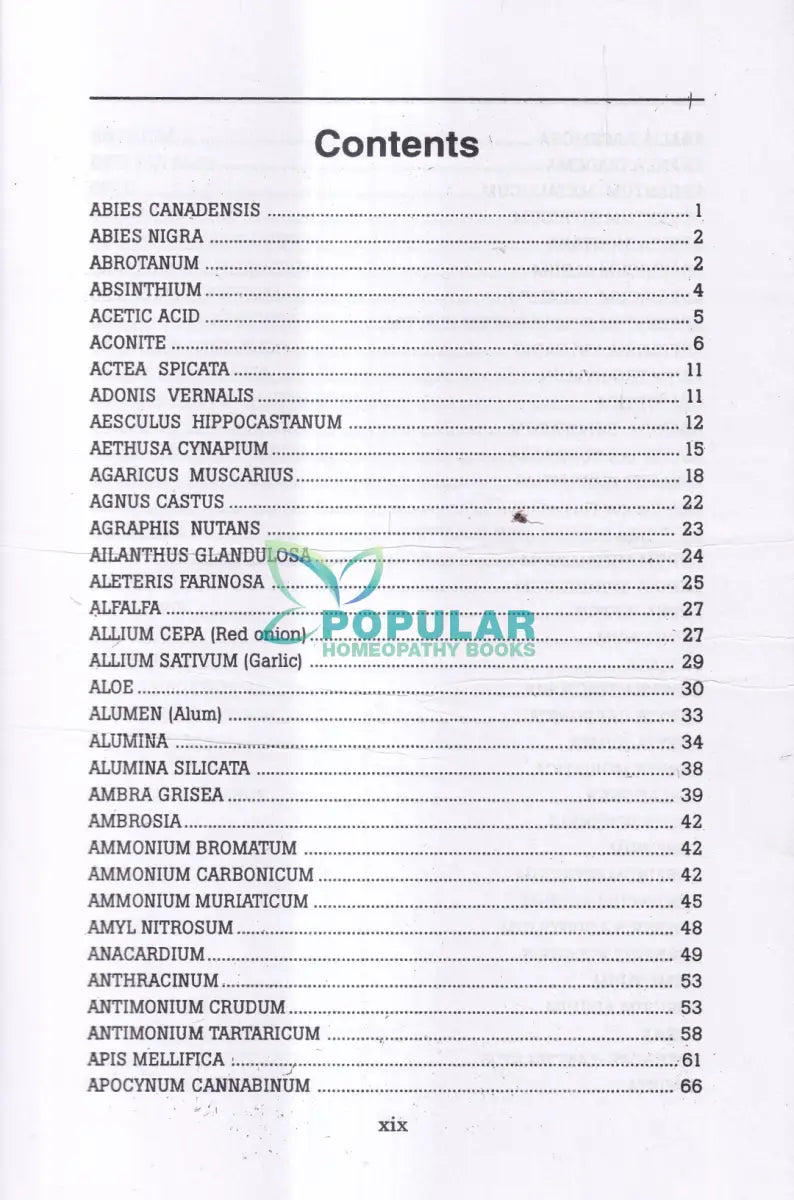 Materia Medica of Homoeopathic Medicines বাংলাদেশী Homeopathy Books