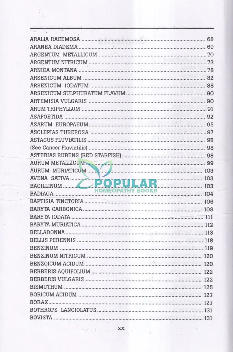 Materia Medica of Homoeopathic Medicines বাংলাদেশী Homeopathy Books