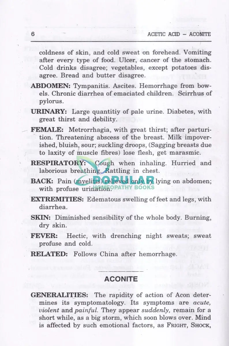 Materia Medica of Homoeopathic Medicines Homeopathy Books