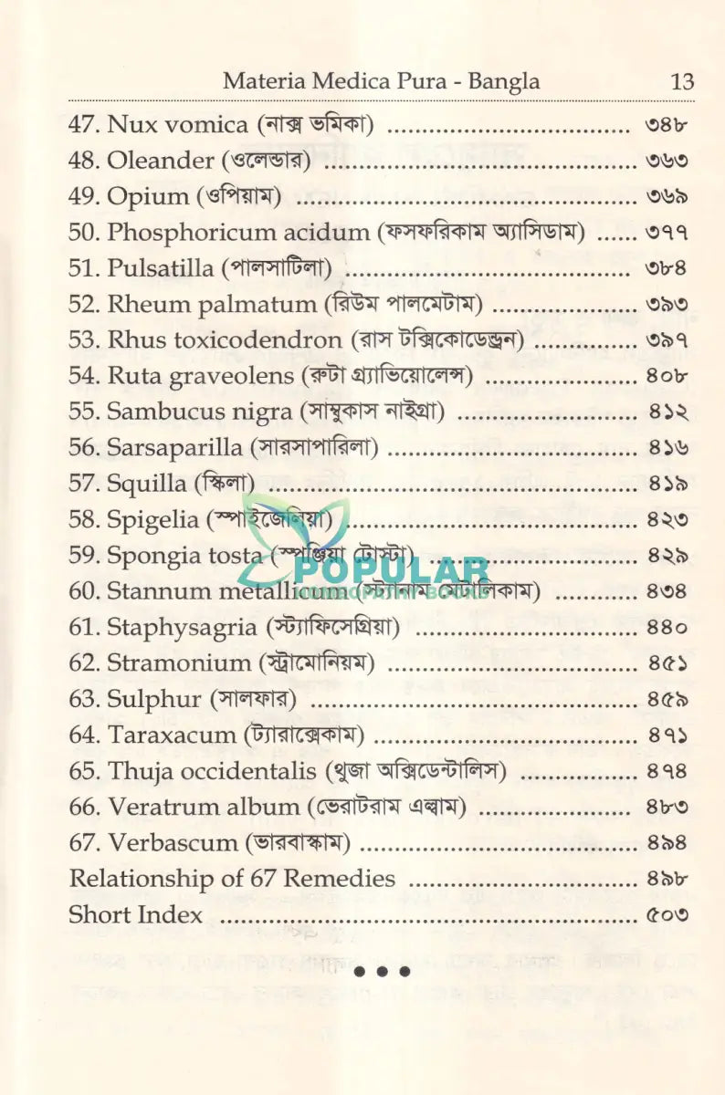 মেটিরিয়া মেডিকা পিউরা Homeopathy Books