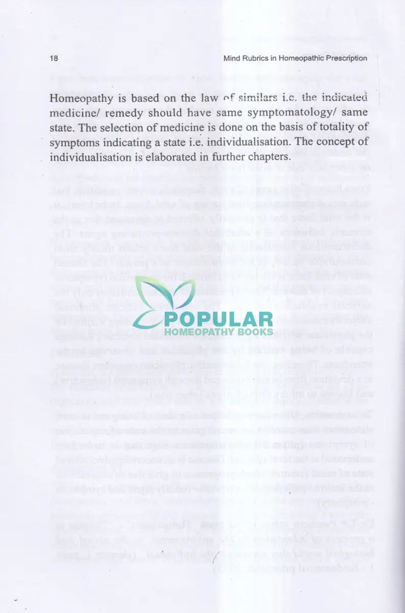 MIND Rubrics in Homeopathic Prescription Homeopathy Books