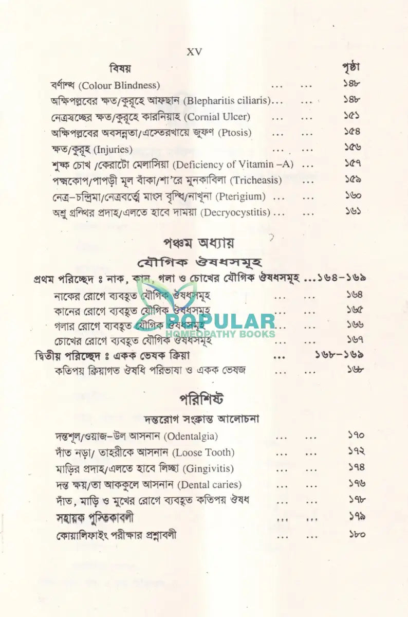 নাক কান গলা ও চক্ষু চিকিৎসা Unani Books