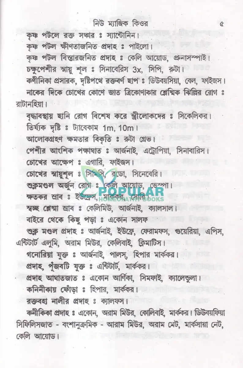 নিউ ম্যাজিক কিউর (হোমিওপ্যাথি চিকিৎসা) Homeopathy Books