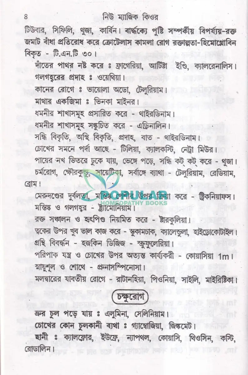নিউ ম্যাজিক কিউর (হোমিওপ্যাথি চিকিৎসা) Homeopathy Books